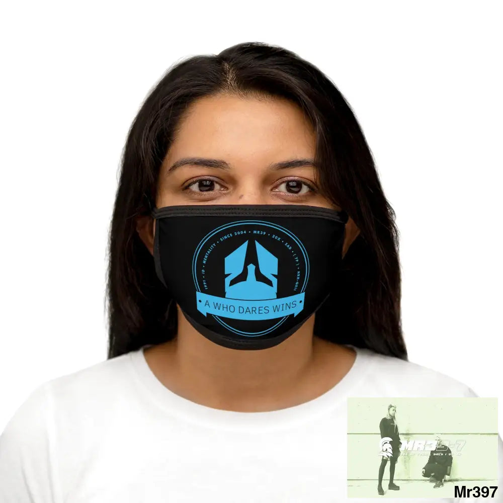 A1 Who Dares Wins Mixed-Fabric Face Mask One size Accessories