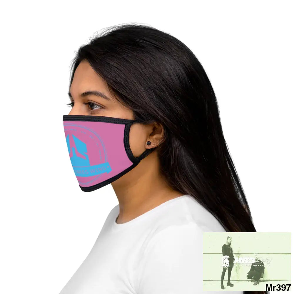 A1 Who Dares Wins Mixed-Fabric Face Mask One size Accessories