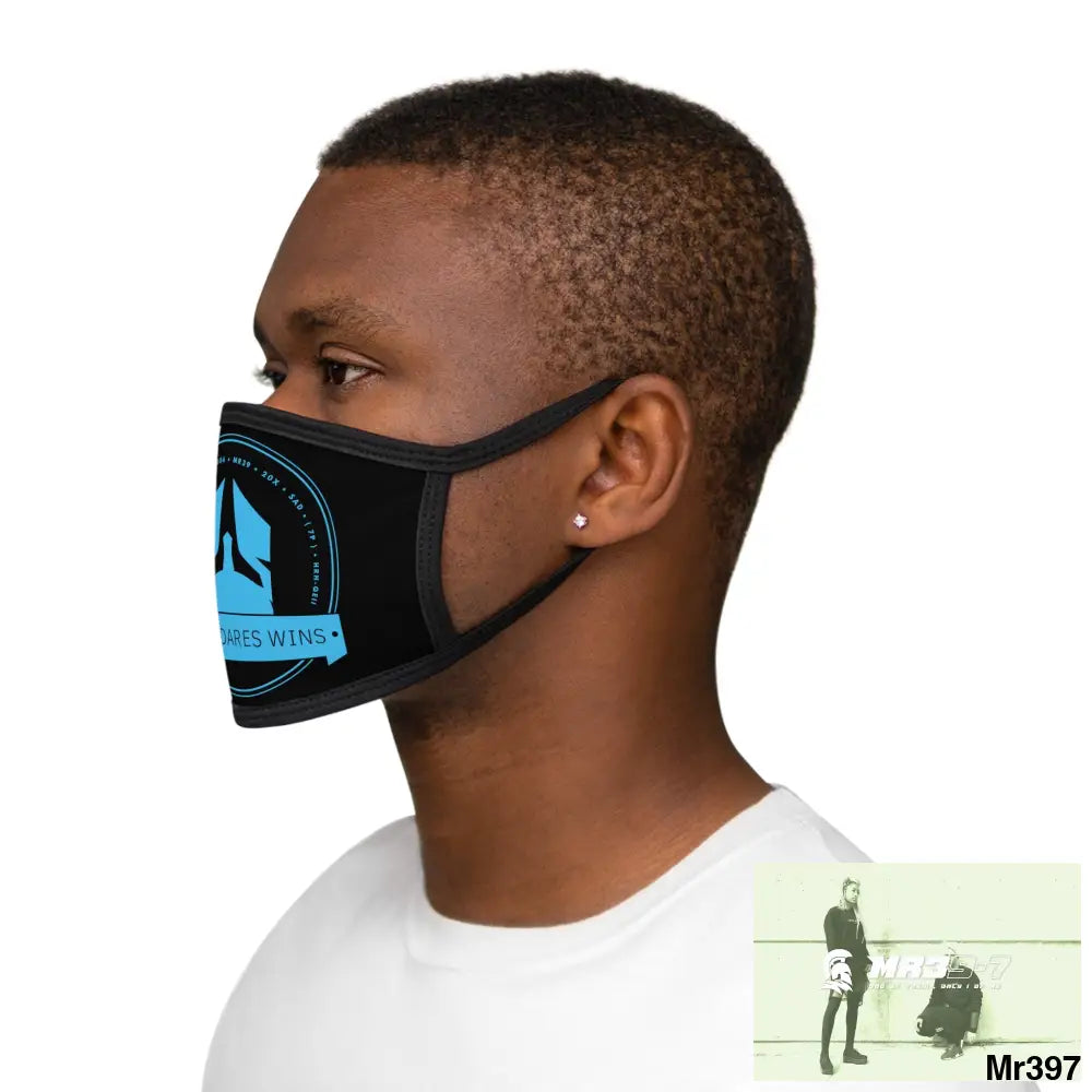 A1 Who Dares Wins Mixed-Fabric Face Mask One size Accessories