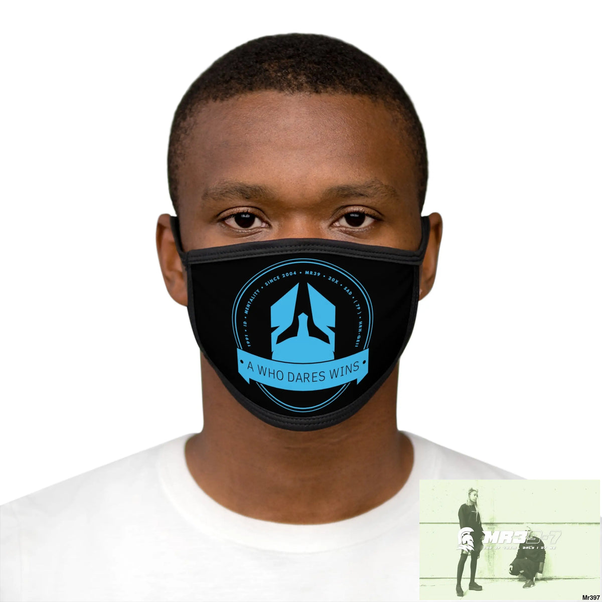 A1 Who Dares Wins Mixed-Fabric Face Mask One size Accessories