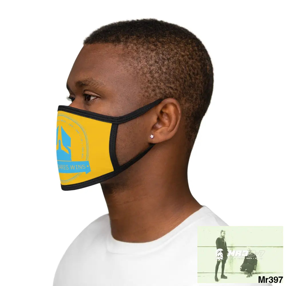 A1 Who Dares Wins Mixed-Fabric Face Mask One size Accessories