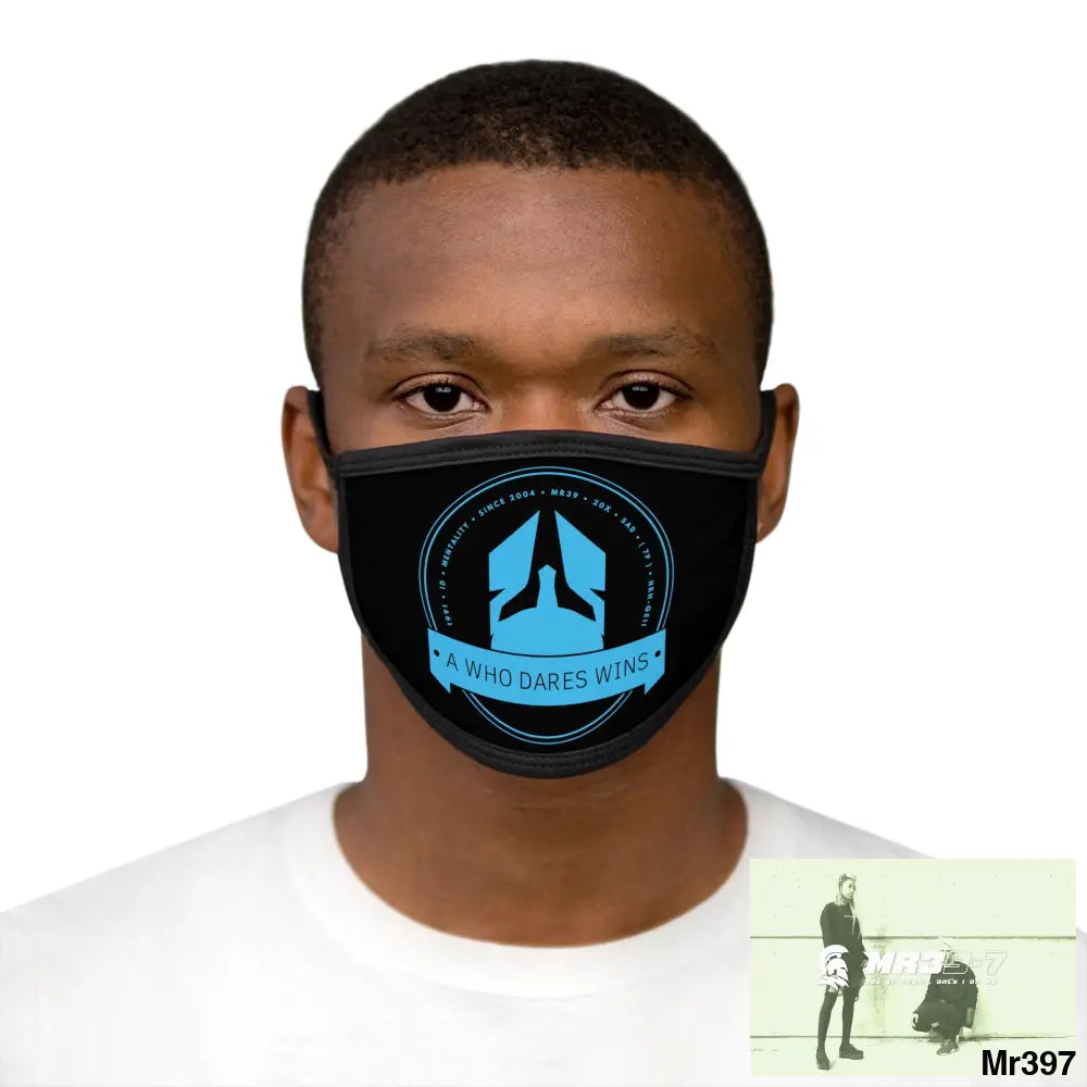 A1 Who Dares Wins Mixed-Fabric Face Mask One size Accessories