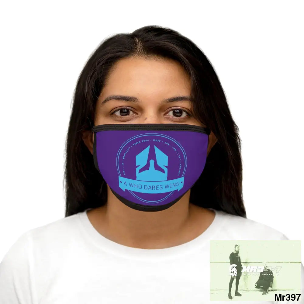 A1 Who Dares Wins Mixed-Fabric Face Mask One size Accessories
