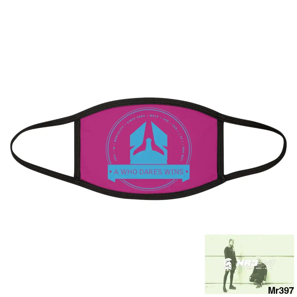 A1 Who Dares Wins Mixed-Fabric Face Mask One size Accessories