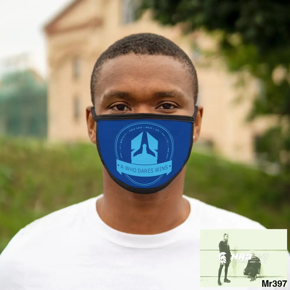 A1 Who Dares Wins Mixed-Fabric Face Mask One size Accessories