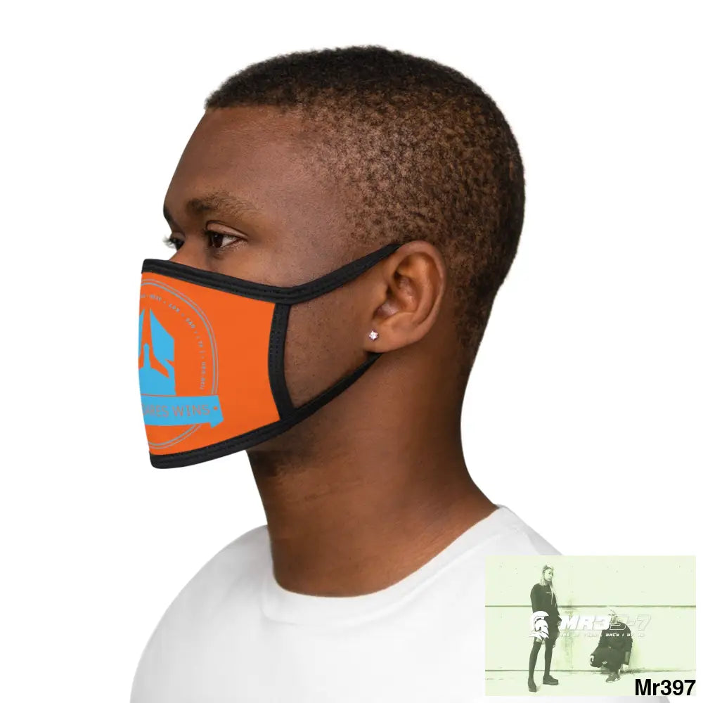 A1 Who Dares Wins Mixed-Fabric Face Mask One size Accessories