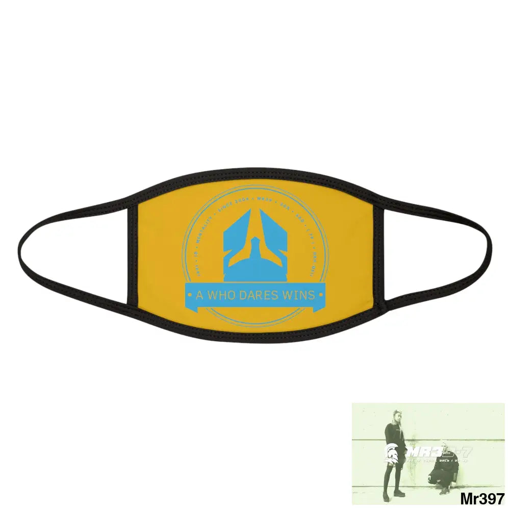 A1 Who Dares Wins Mixed-Fabric Face Mask One size Accessories
