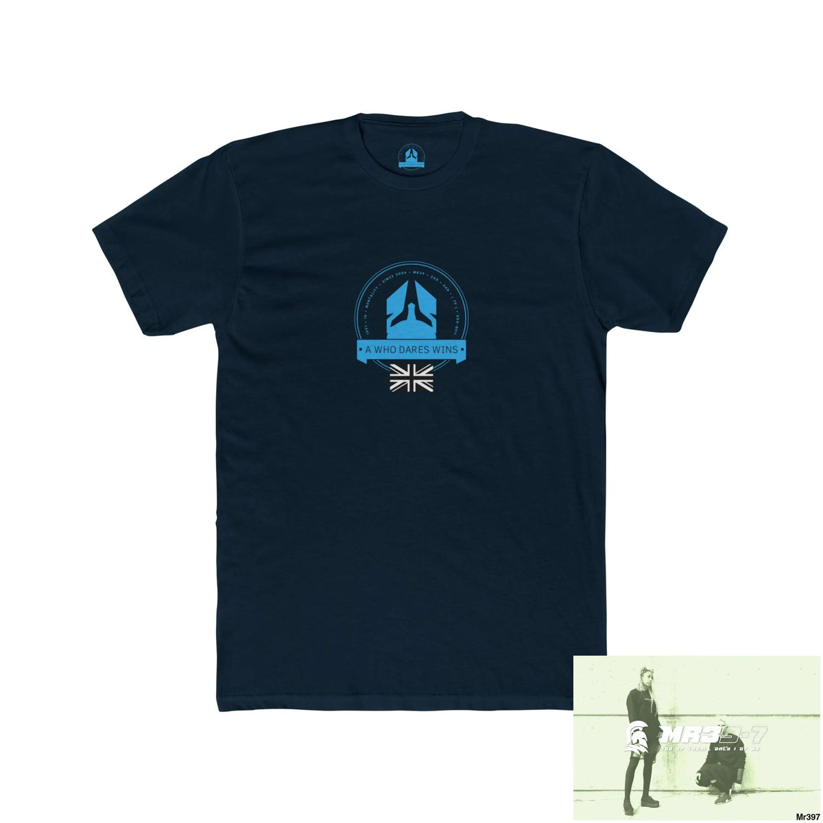 A1 Who Dares Wins MY Life My Deaths their plans Failed Tactical GB 2012-2024 MH VAR GOONS Men’s Cotton Crew Tee Solid