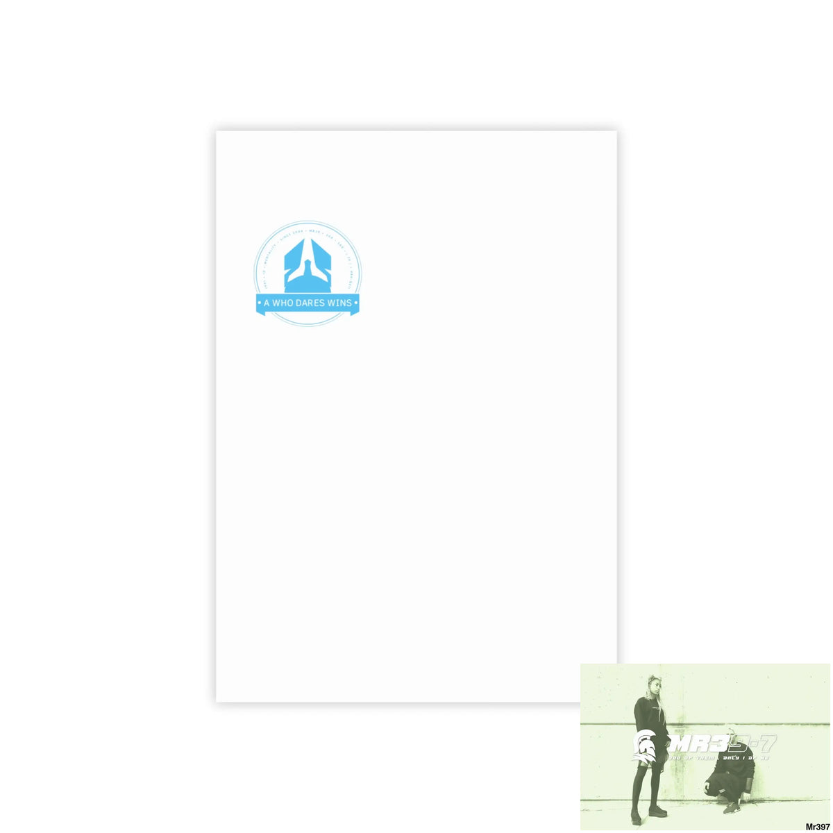 A1- Who Dares Wins Post-it® Note Pads 4’’ x 6’’ / White Paper products
