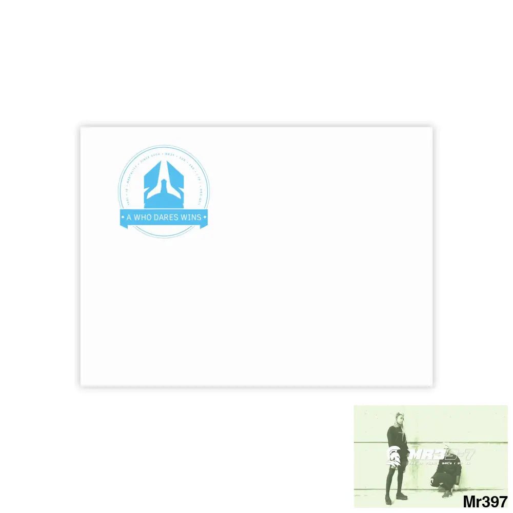 A1- Who Dares Wins Post-it® Note Pads 8’’ x 6’’ / White Paper products