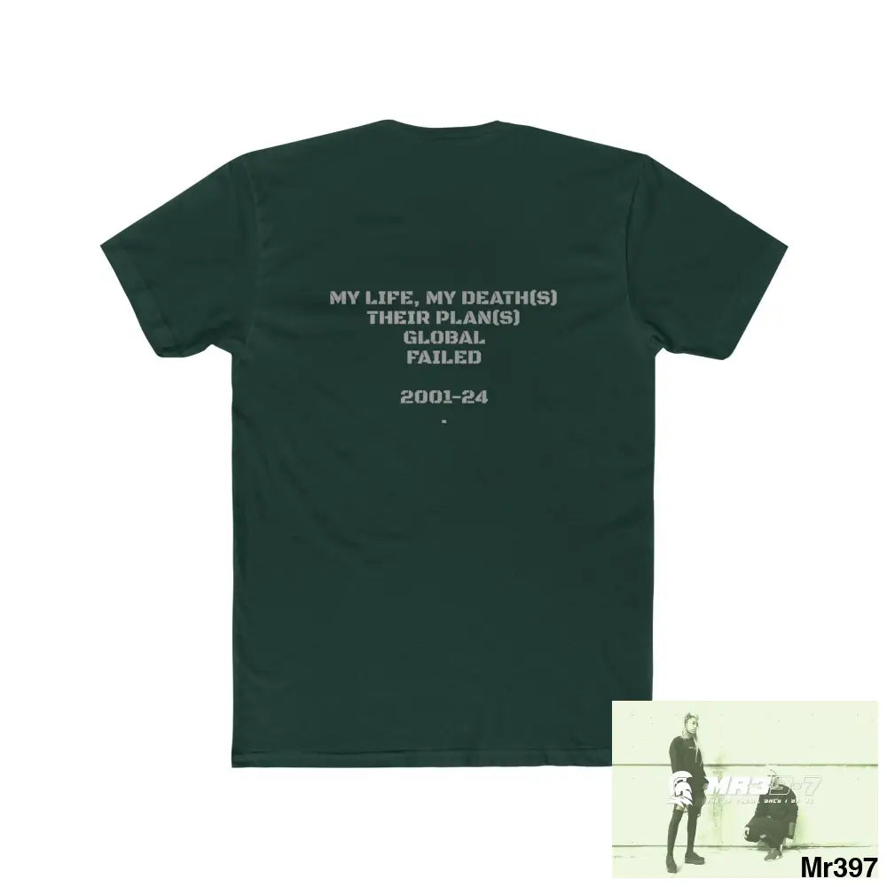 A1 Who Dares Wins RSF (ID) My Life My Deaths 2001-2024 Their Plans,failed.Tactical GB Men’s Cotton Crew Tee T-Shirt