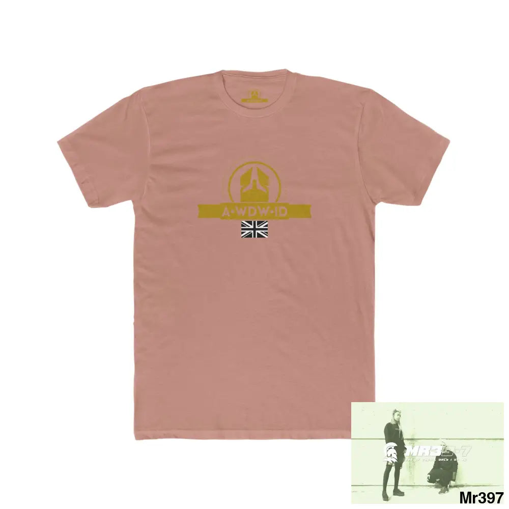 A1 Who Dares Wins RSF (ID) My Life My Deaths Their Plans,failed.Tactical GB Men’s Cotton Crew Tee Solid Desert Pink / S