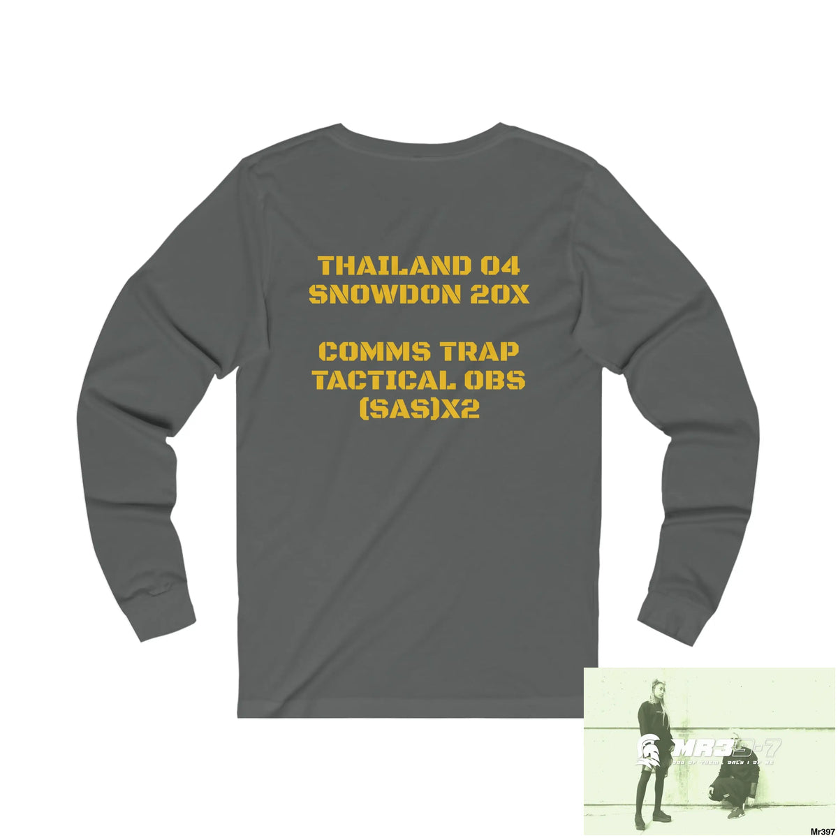 A1 Who Dares Wins Snowdon 20X Unisex Jersey Long Sleeve Tee Long-sleeve