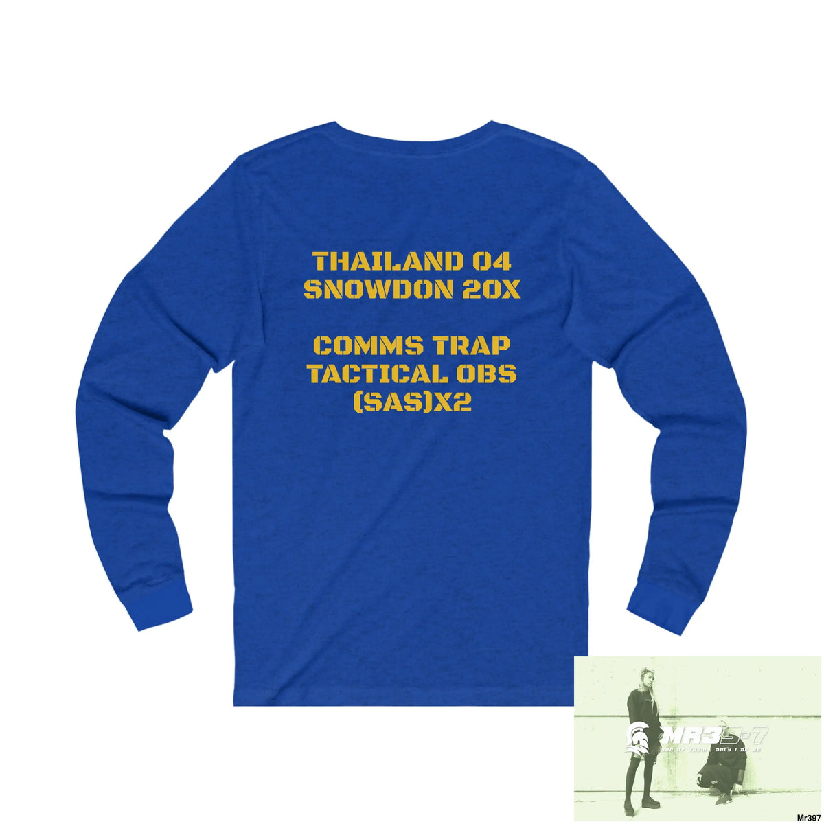 A1 Who Dares Wins Snowdon 20X Unisex Jersey Long Sleeve Tee Long-sleeve
