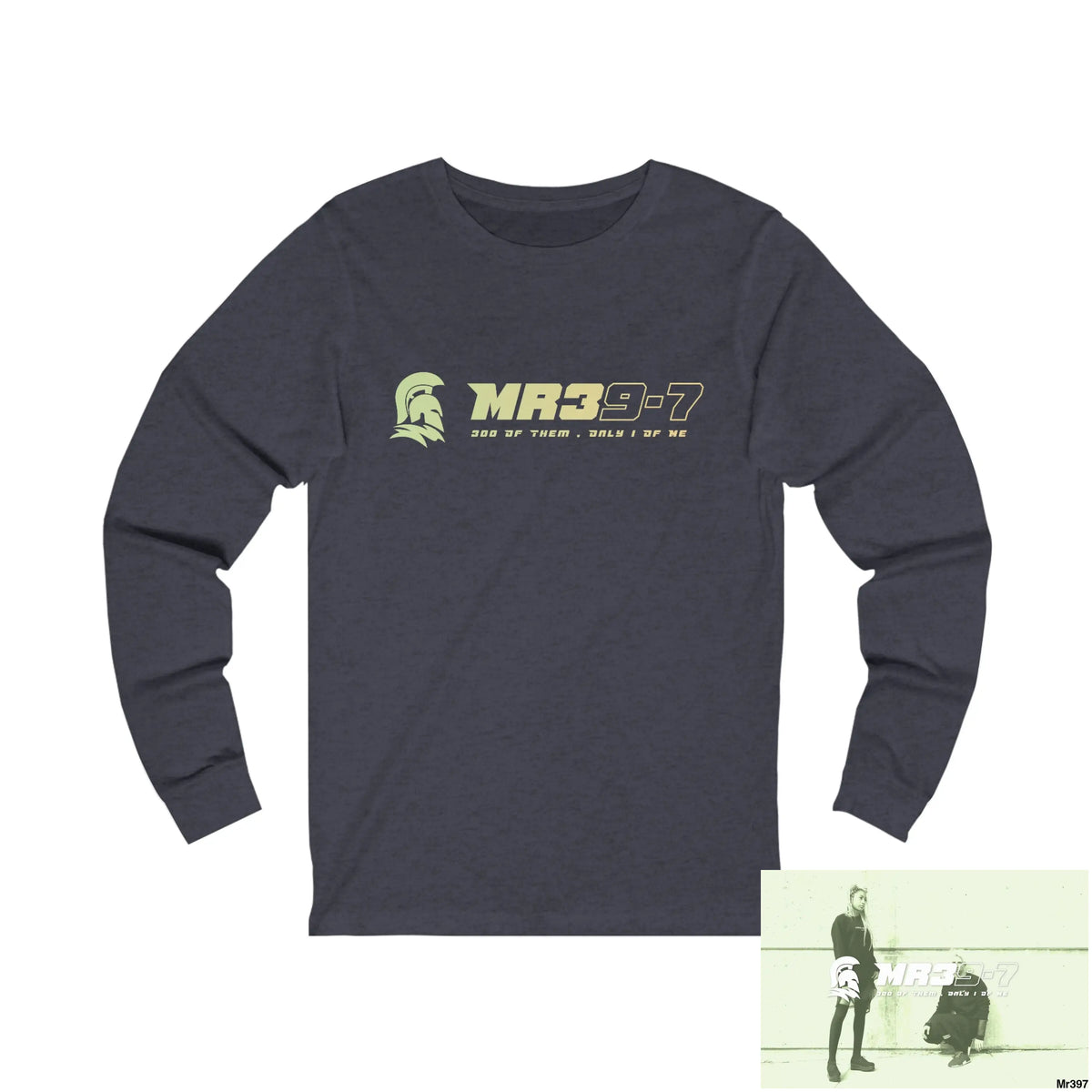 A1 Who Dares Wins Snowdon 20X Unisex Jersey Long Sleeve Tee S / Heather Navy Long-sleeve