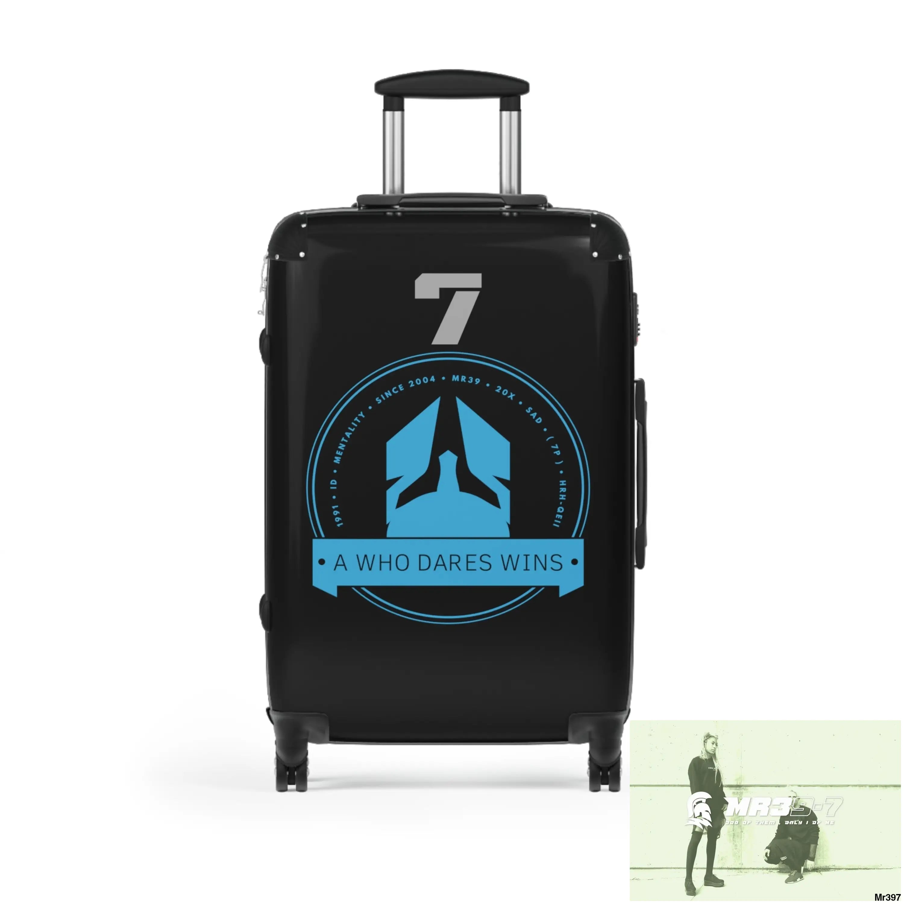 A1 Who Dares Wins Suitcase Medium / Black Bags