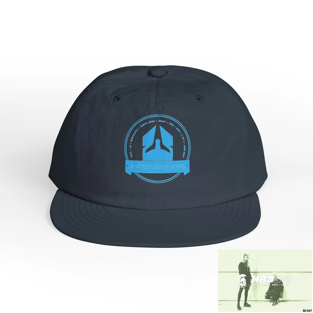 A1 Who Dares Wins Surf Cap - Beach Vibes Summer Accessory Surfing Gift Casual Wear Outdoor Cap Petrol Blue / One size