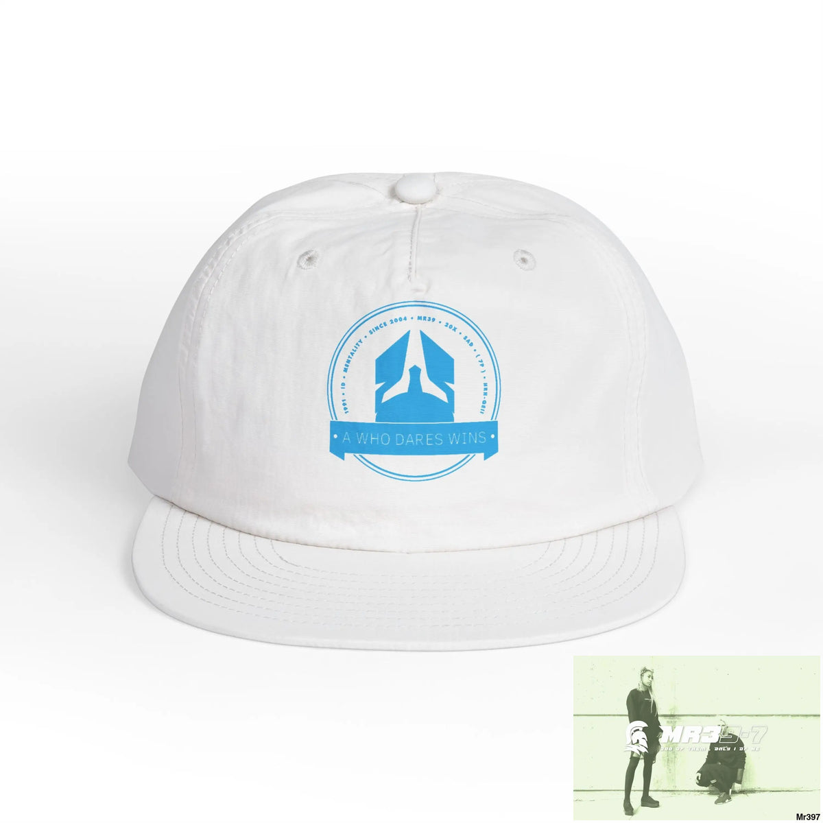 A1 Who Dares Wins Surf Cap - Beach Vibes Summer Accessory Surfing Gift Casual Wear Outdoor Cap White / One size Hats