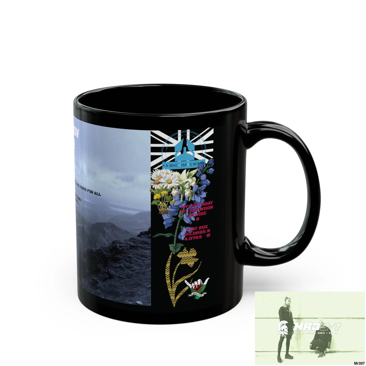 A1 Who Dares Wins Tactical SAS Roll over Death night 04/ 20X Strike B Done MT Snowdon 11oz Black Mug GB / Thailand/
