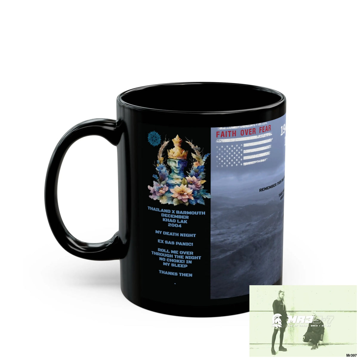 A1 Who Dares Wins Tactical SAS Roll over Death night 04/ 20X Strike B Done MT Snowdon 11oz Black Mug GB / Thailand/