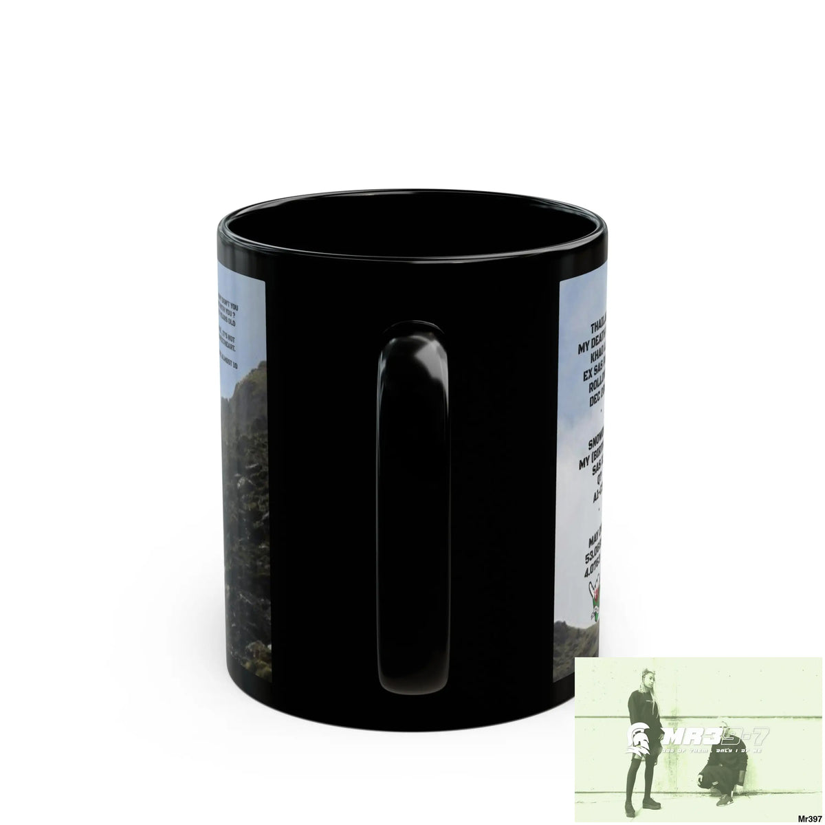 A1 Who Dares Wins Tactical SAS Roll over Death night 2004 20X Strike B MT Snowdon 11oz Black Mug GB / Thailand/ Bermo
