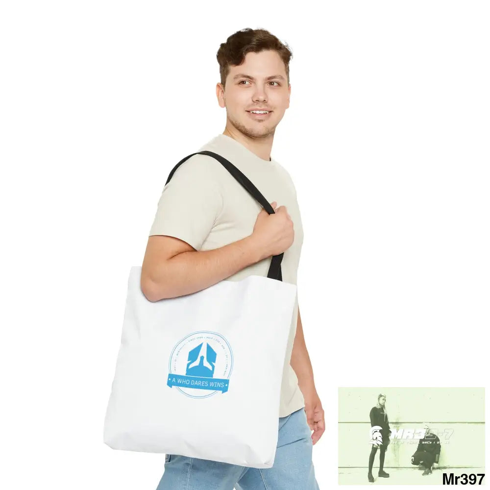 A1-Who Dares Wins Tote Bag (AOP) Bags