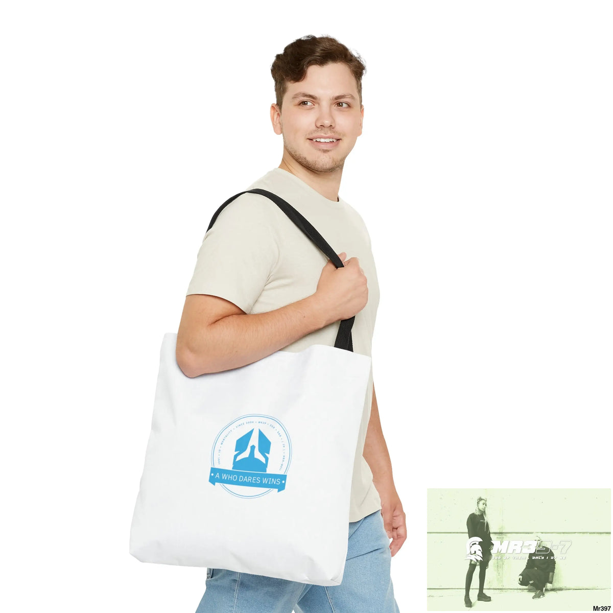 A1-Who Dares Wins Tote Bag (AOP) Bags