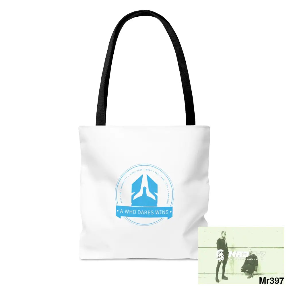 A1-Who Dares Wins Tote Bag (AOP) Bags