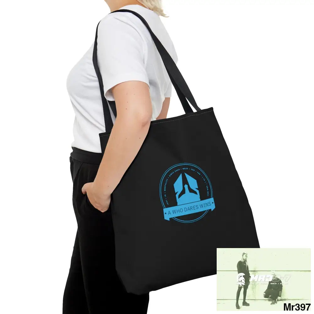 A1-Who Dares Wins Tote Bag (AOP) Bags