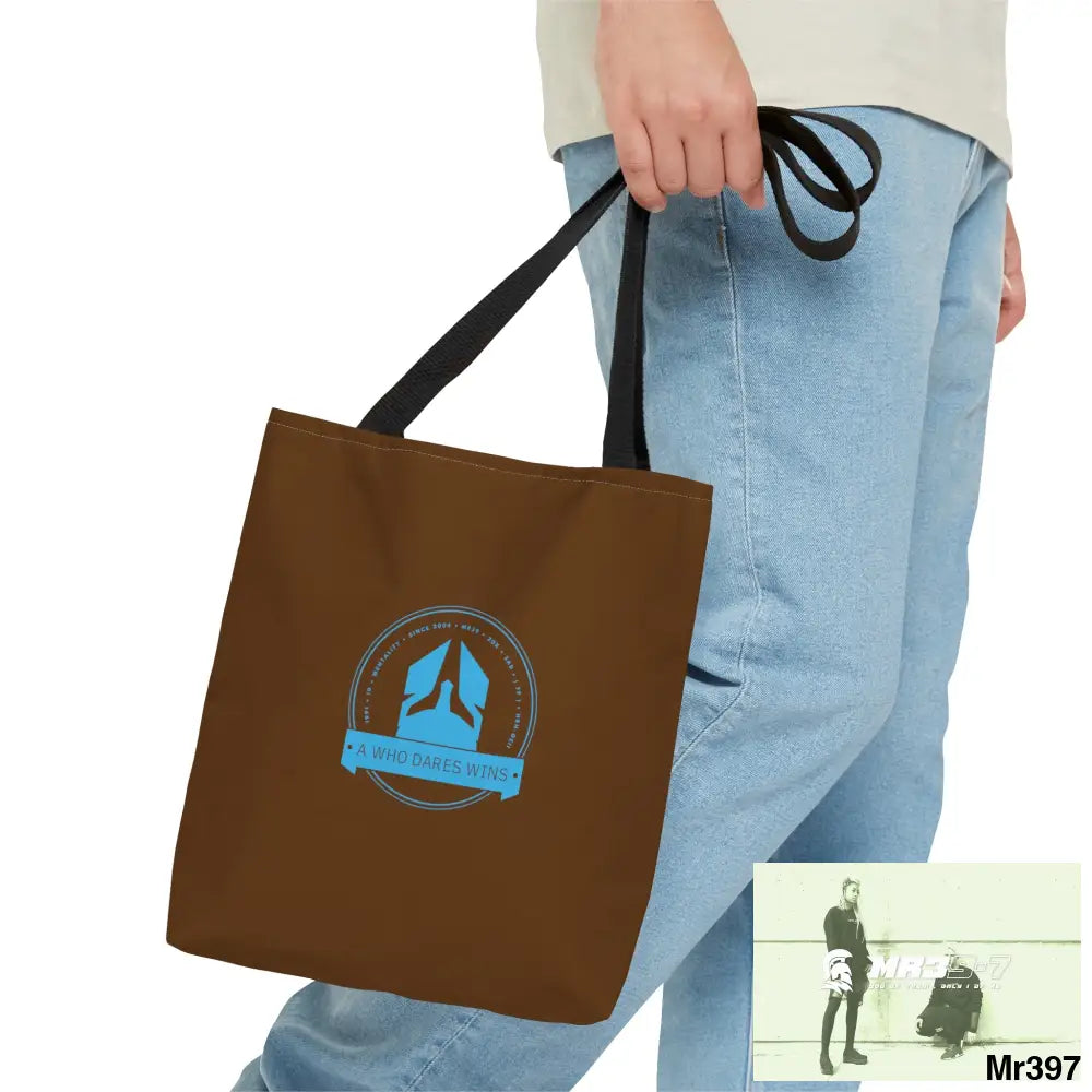 A1-Who Dares Wins Tote Bag (AOP) Bags