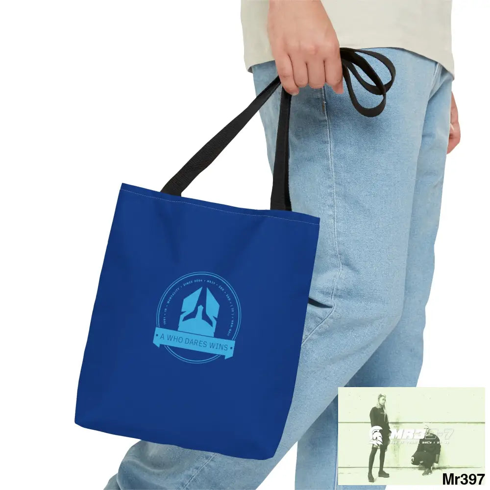 A1-Who Dares Wins Tote Bag (AOP) Bags