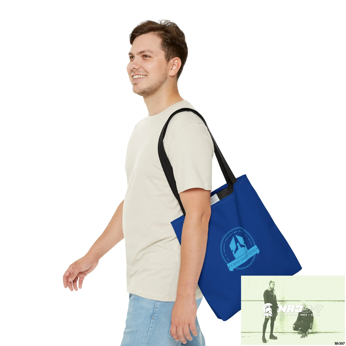 A1-Who Dares Wins Tote Bag (AOP) Bags