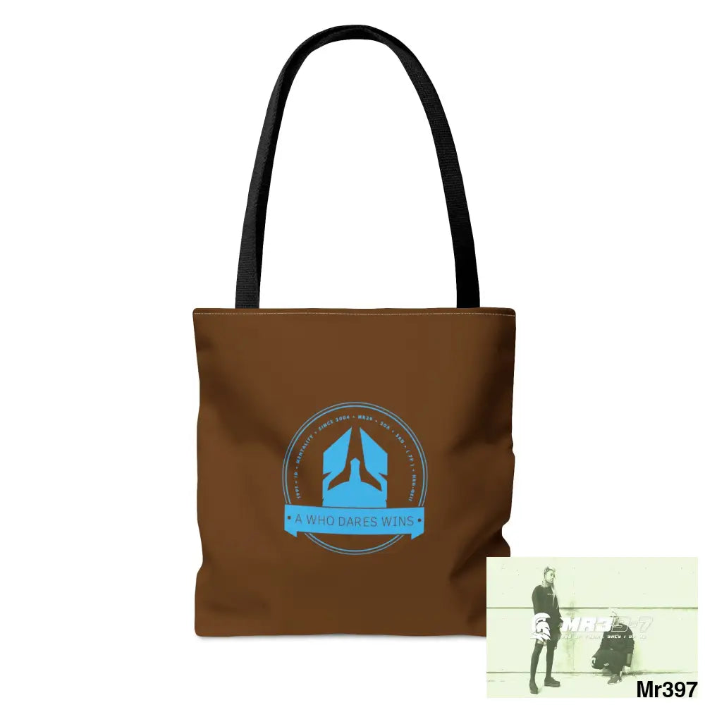 A1-Who Dares Wins Tote Bag (AOP) Bags