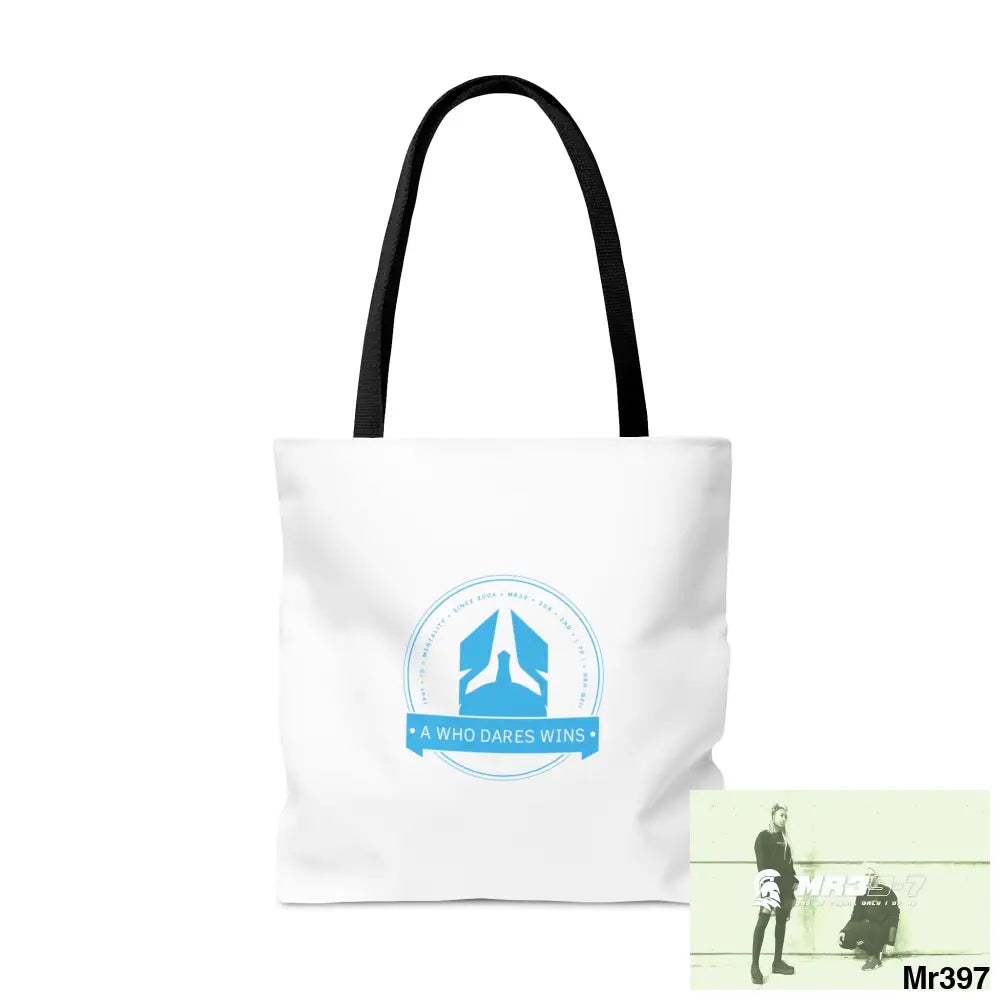 A1-Who Dares Wins Tote Bag (AOP) Bags
