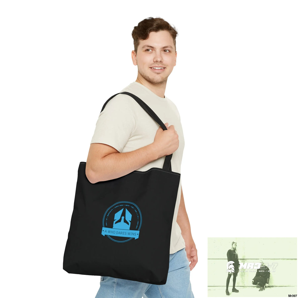 A1-Who Dares Wins Tote Bag (AOP) Bags