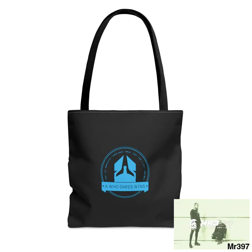 A1-Who Dares Wins Tote Bag (AOP) Small Bags