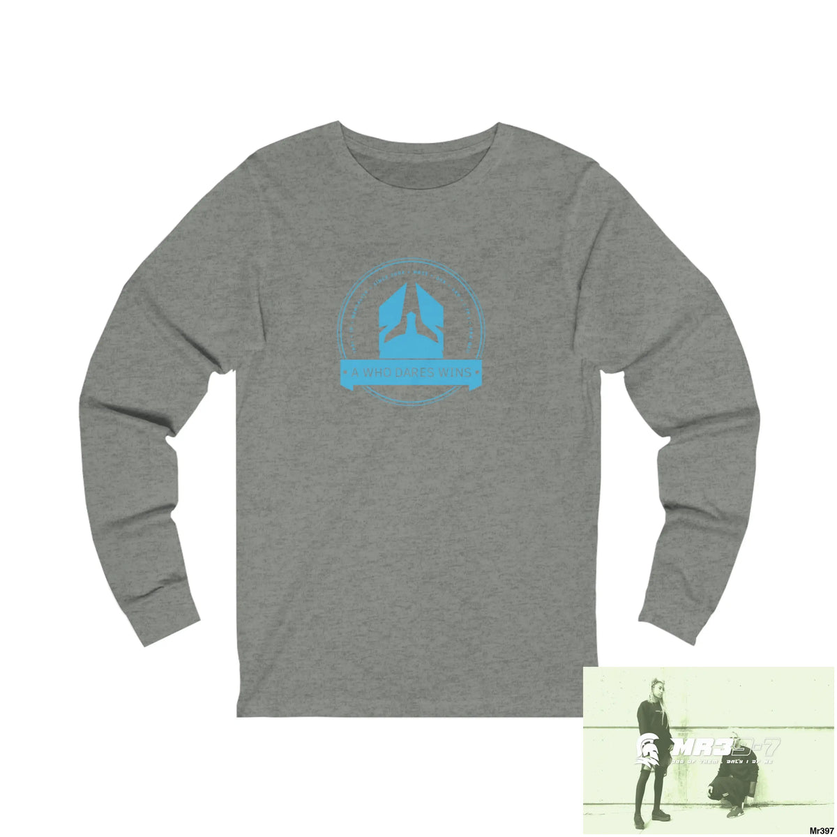 A1 Who Dares Wins Unisex Jersey Long Sleeve Tee L / Deep Heather Long-sleeve
