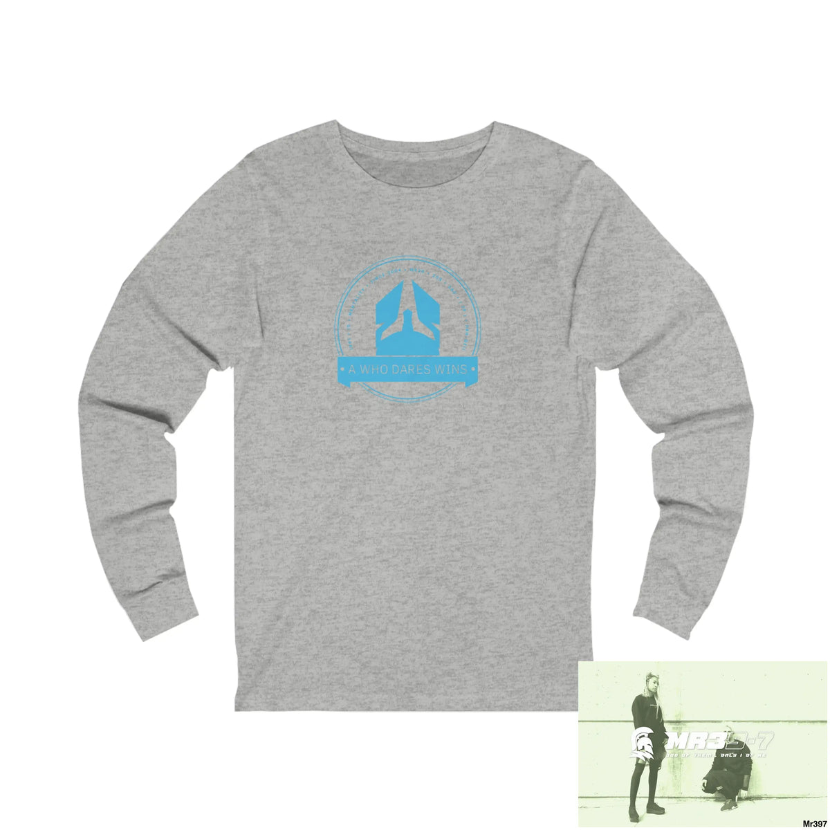 A1 Who Dares Wins Unisex Jersey Long Sleeve Tee S / Athletic Heather Long-sleeve