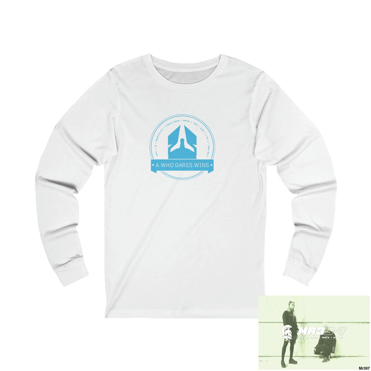 A1 Who Dares Wins Unisex Jersey Long Sleeve Tee S / White Long-sleeve