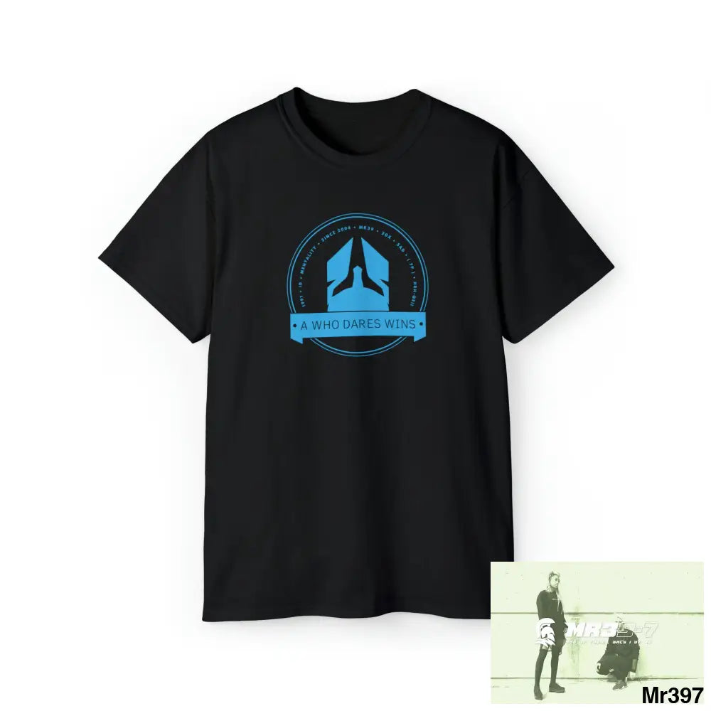 A1 Who Dares Wins Unisex Ultra Cotton Tee Black / S T-Shirt