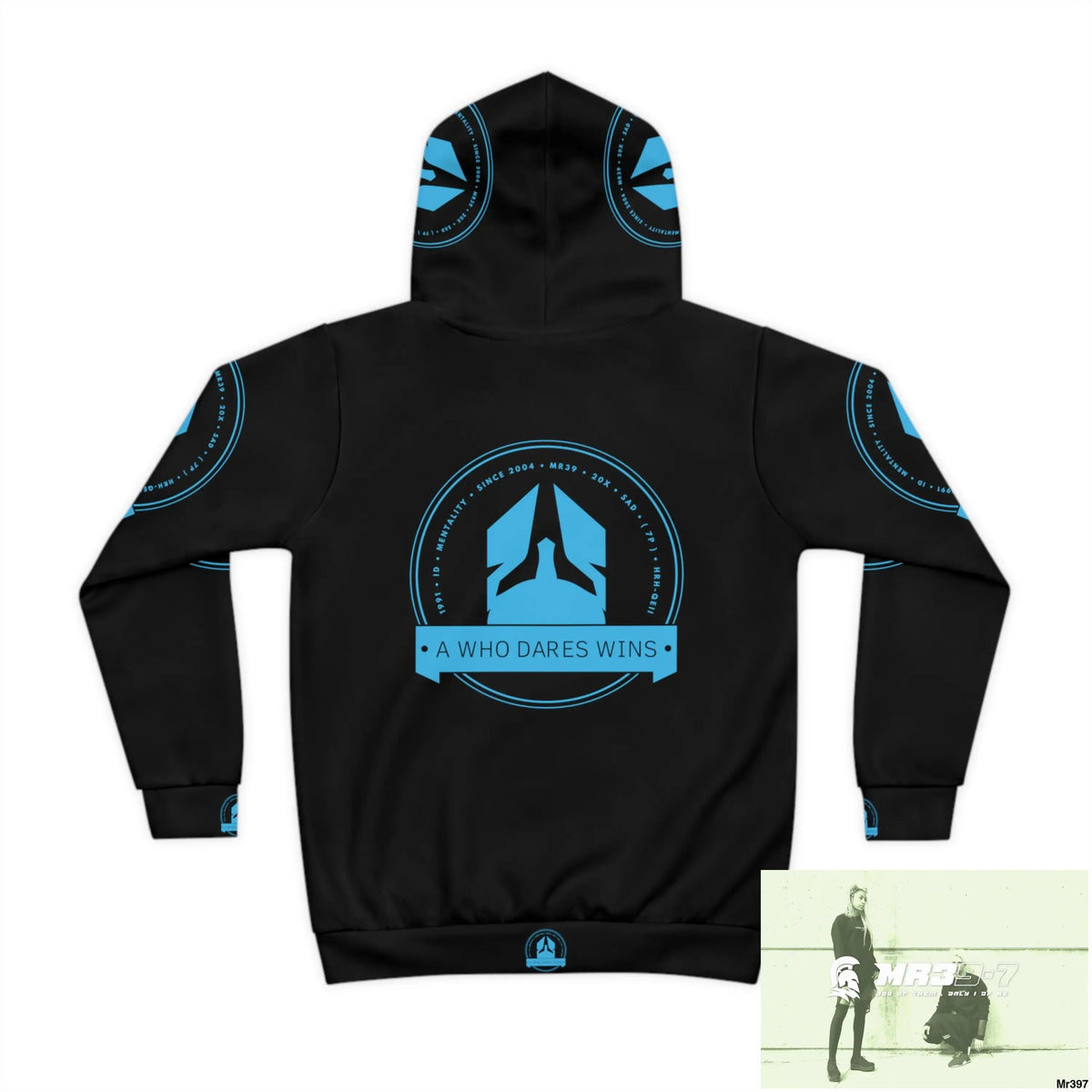 A1 Who Dares Wins with Tactical inside hood A1 Who dares Wins Mentality -. Children’s Hoodie (AOP) All Over Prints