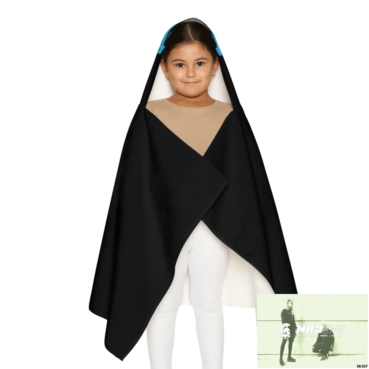 A1- Who Dares Wins Youth Hooded Towel 24’’ × 48’’ All Over Prints