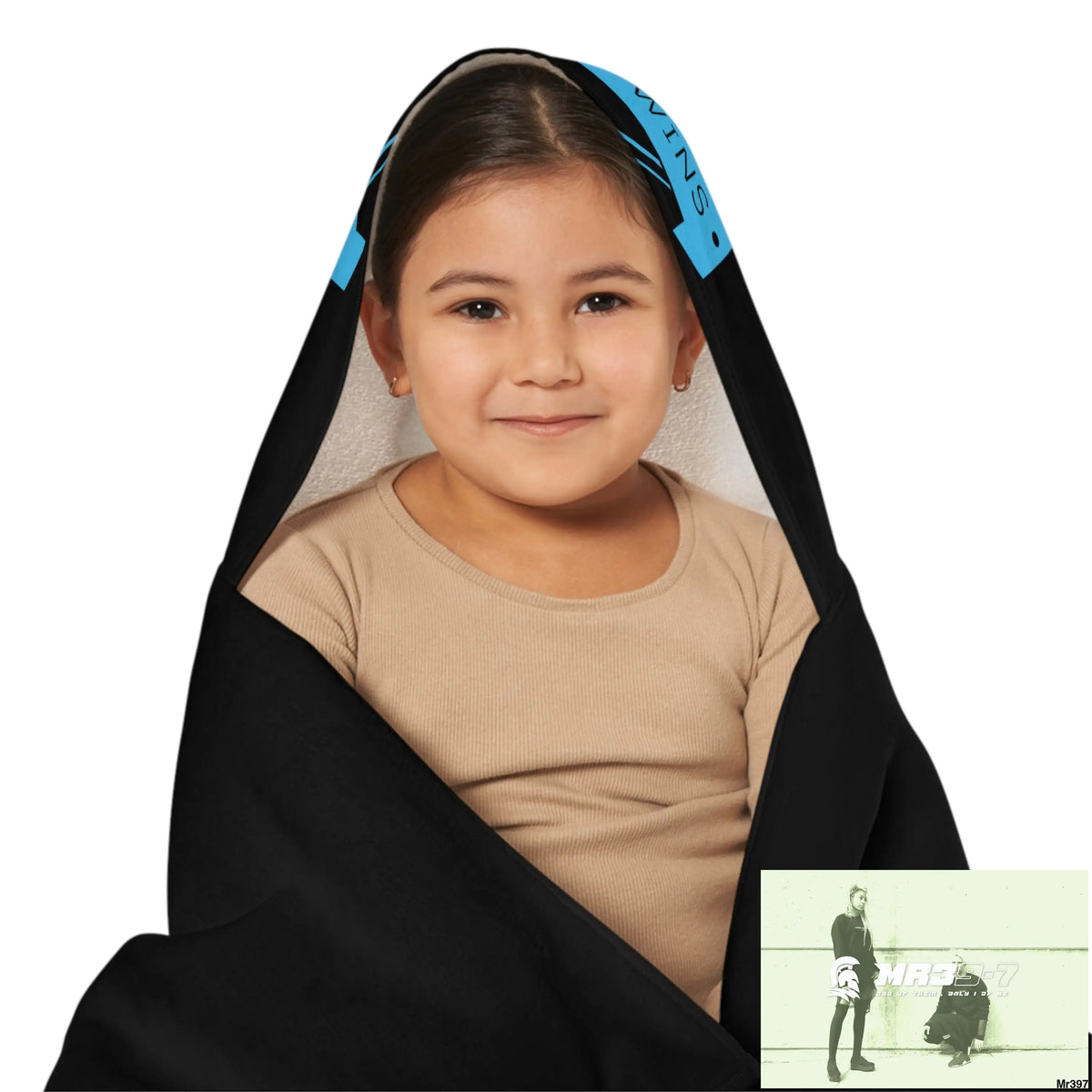 A1- Who Dares Wins Youth Hooded Towel 24’’ × 48’’ All Over Prints
