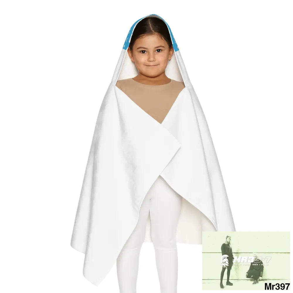 A1- Who Dares Wins Youth Hooded Towel 24’’ × 48’’ All Over Prints