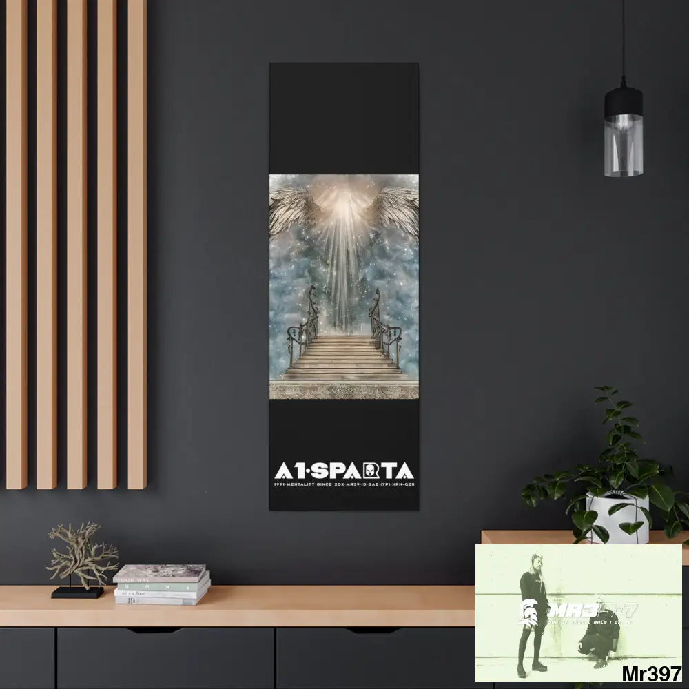 A1Sparta Canvas Gallery Wraps The steps to Heaven 20″ x 60″ / Premium Gallery Wraps (1.25″) Canvas
