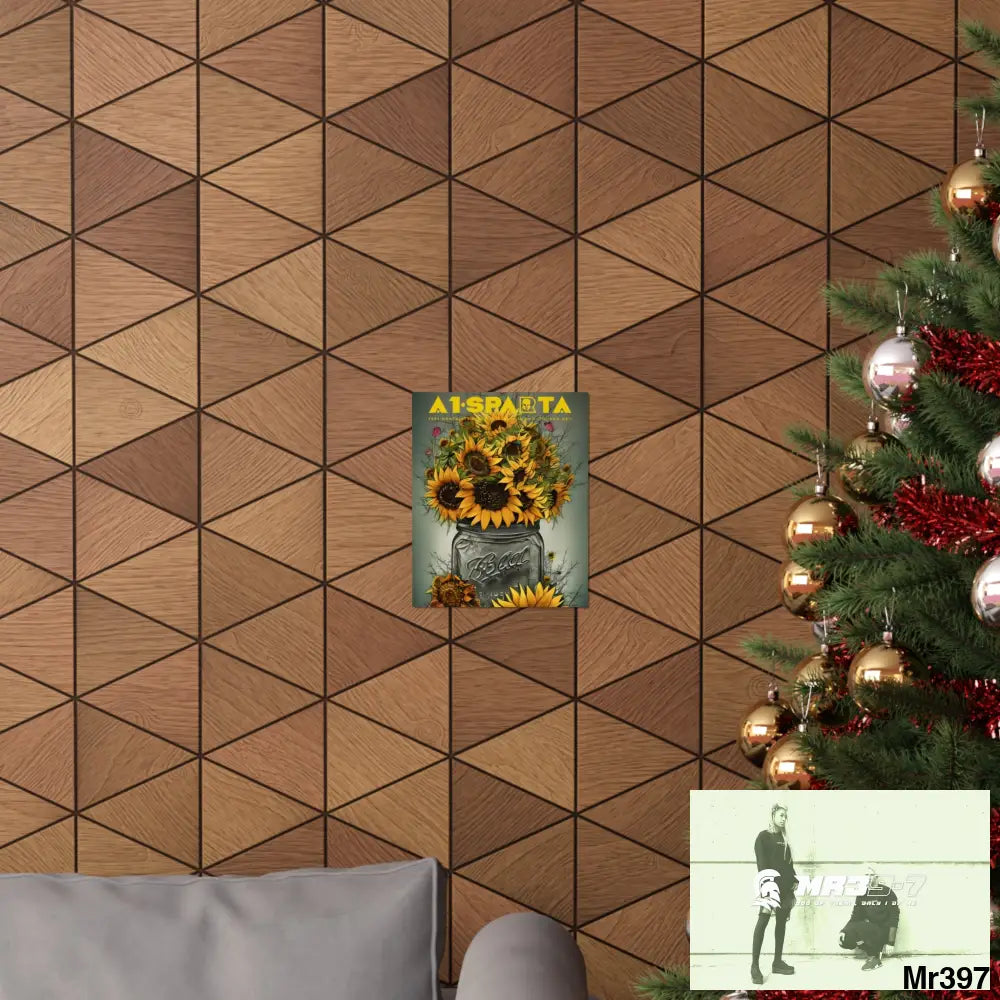 A1Sparta relax Fantasy Summer Landscape in a Mason Jar Matte Vertical Posters Poster