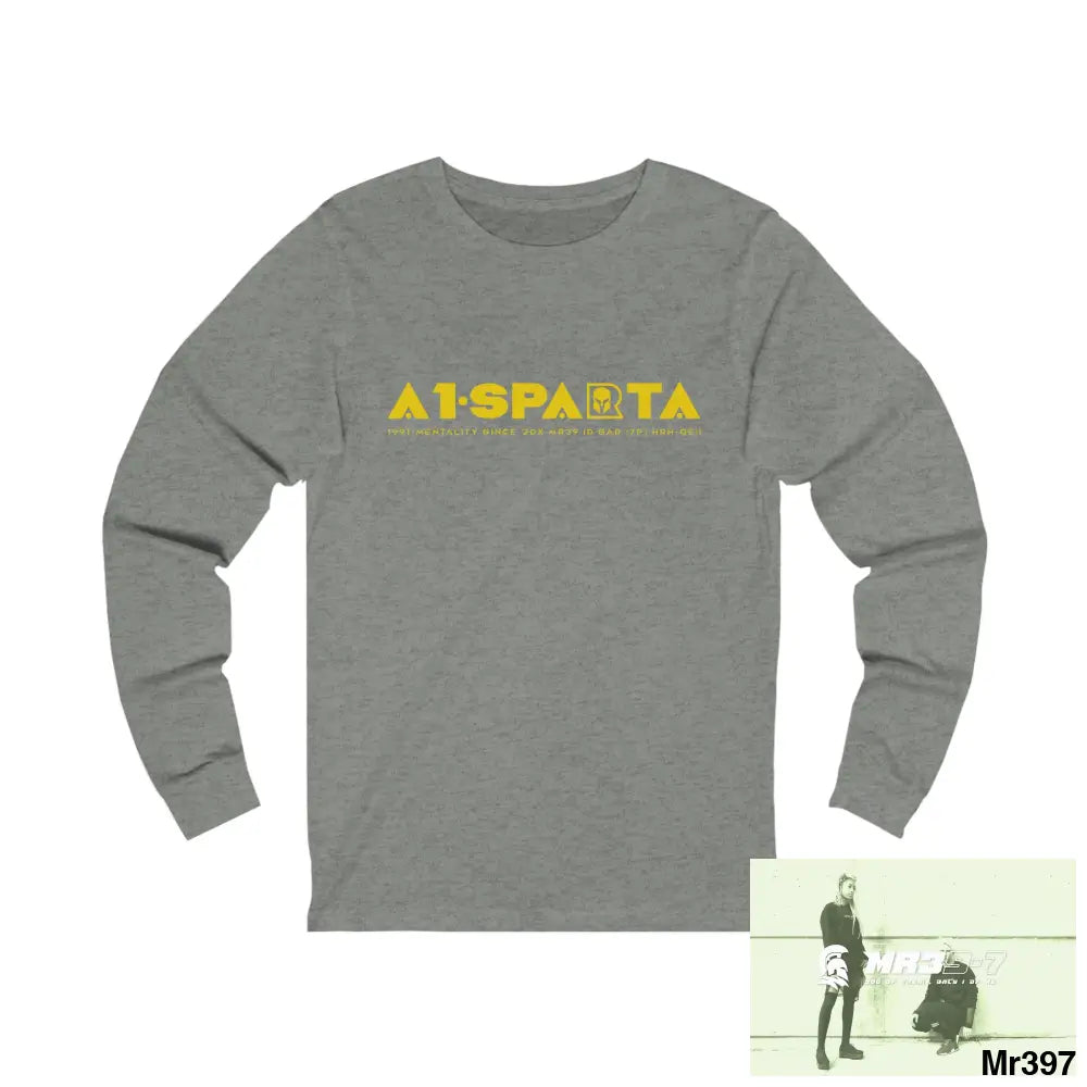 A1Sparta Unisex Jersey Long Sleeve Tee L / Deep Heather Long-sleeve