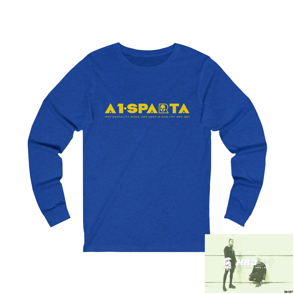 A1Sparta Unisex Jersey Long Sleeve Tee XL / True Royal TriBlend Long-sleeve