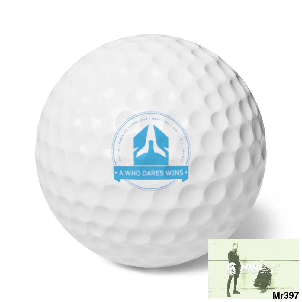 A1WDW Custom Golf Balls Set Premium 6-Pack with Unique Design Ideal for Golf Lovers Personalized Gift for Golfers