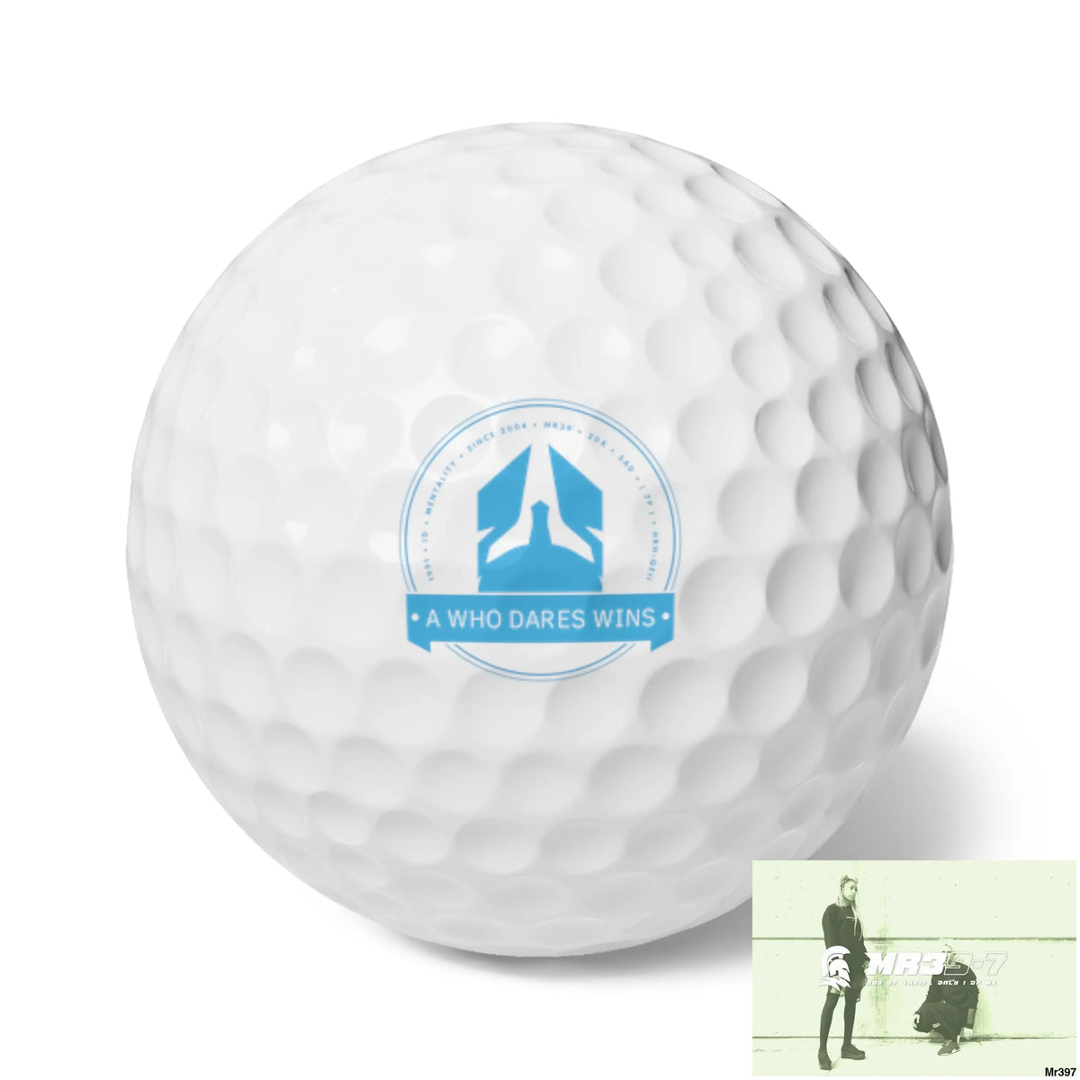 A1WDW Custom Golf Balls Set Premium 6-Pack with Unique Design Ideal for Golf Lovers Personalized Gift for Golfers